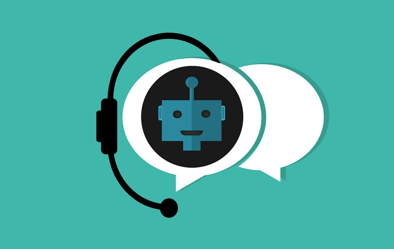 A conversational AI chatbot interface on a screen